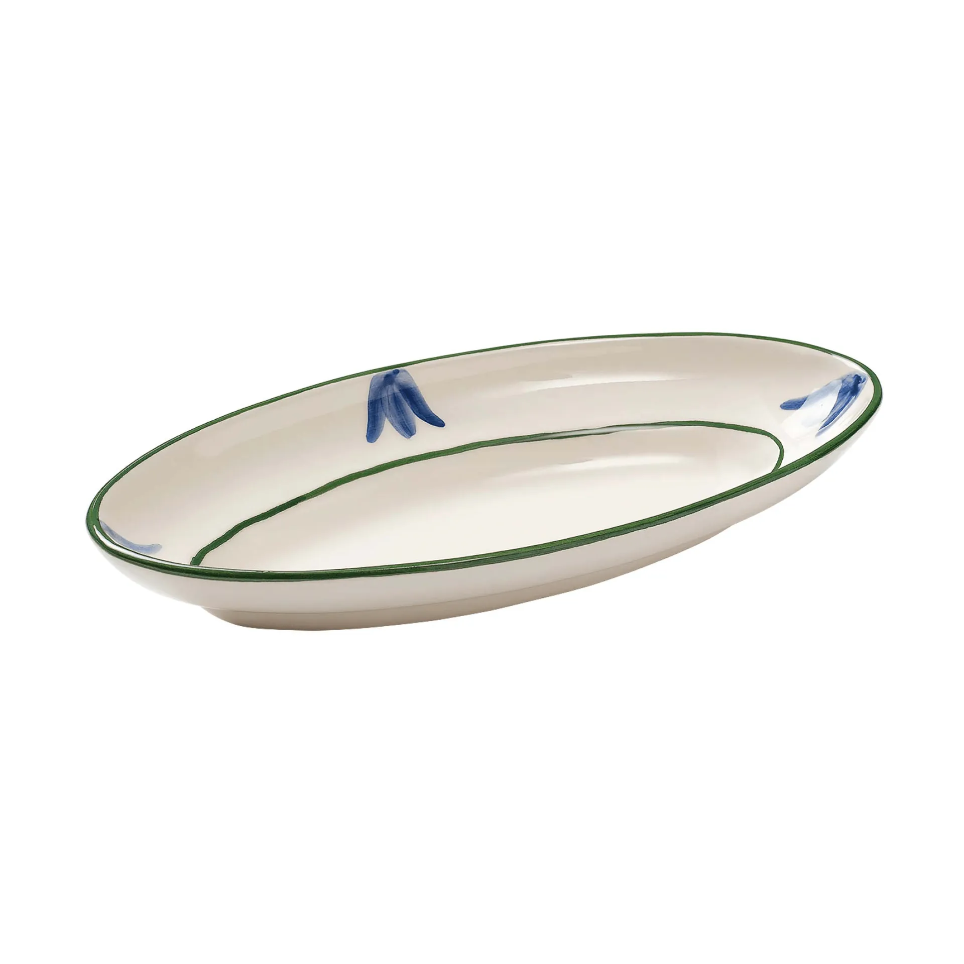 Cottage flower Blue Bell serving platter, Light Blue, 25.5 cm Pick a Poppy