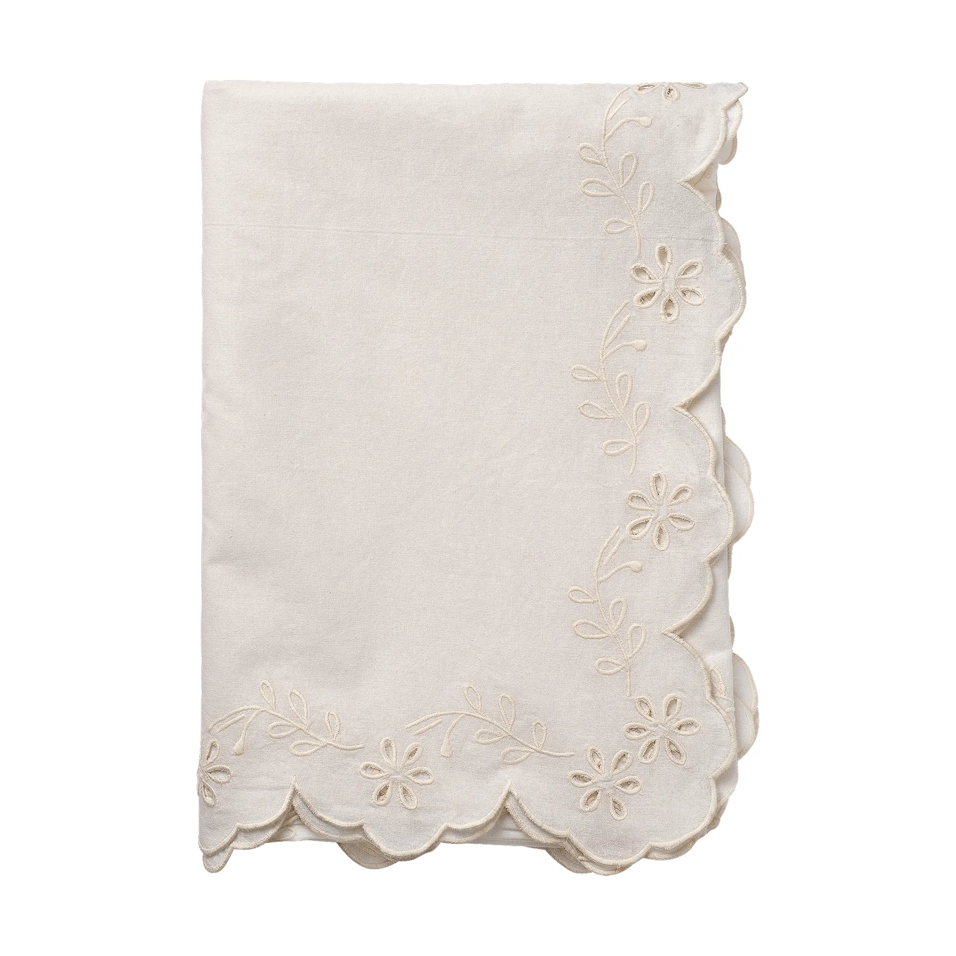 Lace tablecloth, Offwhite, 180x250 cm Pick a Poppy