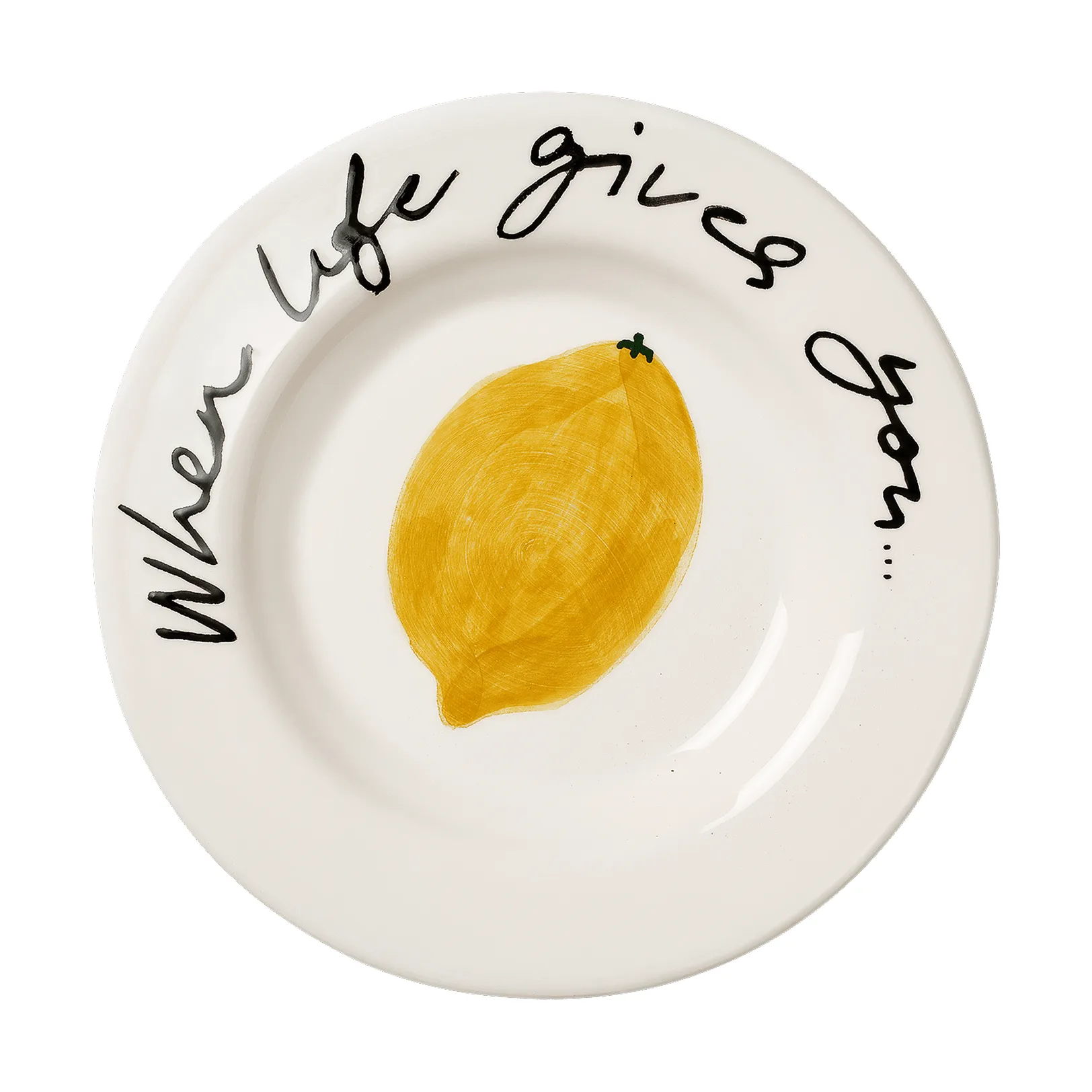 Lemon tapas plate, Yellow, 15 cm Pick a Poppy