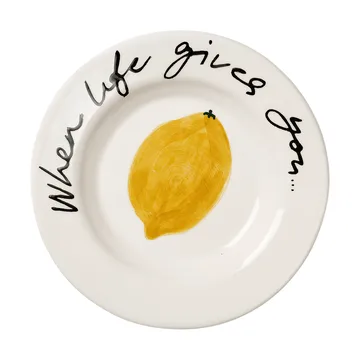 Lemon tapas plate - Yellow, 15 cm - Pick a Poppy