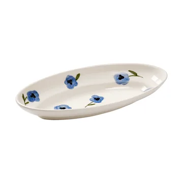 Madelen Möllard Pansy serving platter - Blue, Small, 22.5 cm - Pick a Poppy