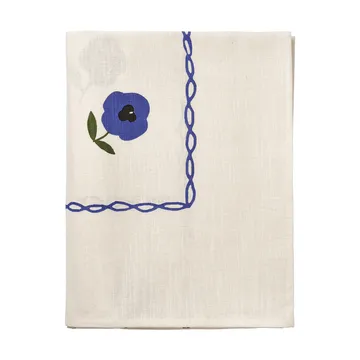 Madelen Möllard Pansy tablecloth - Blue, 350x150 cm - Pick a Poppy