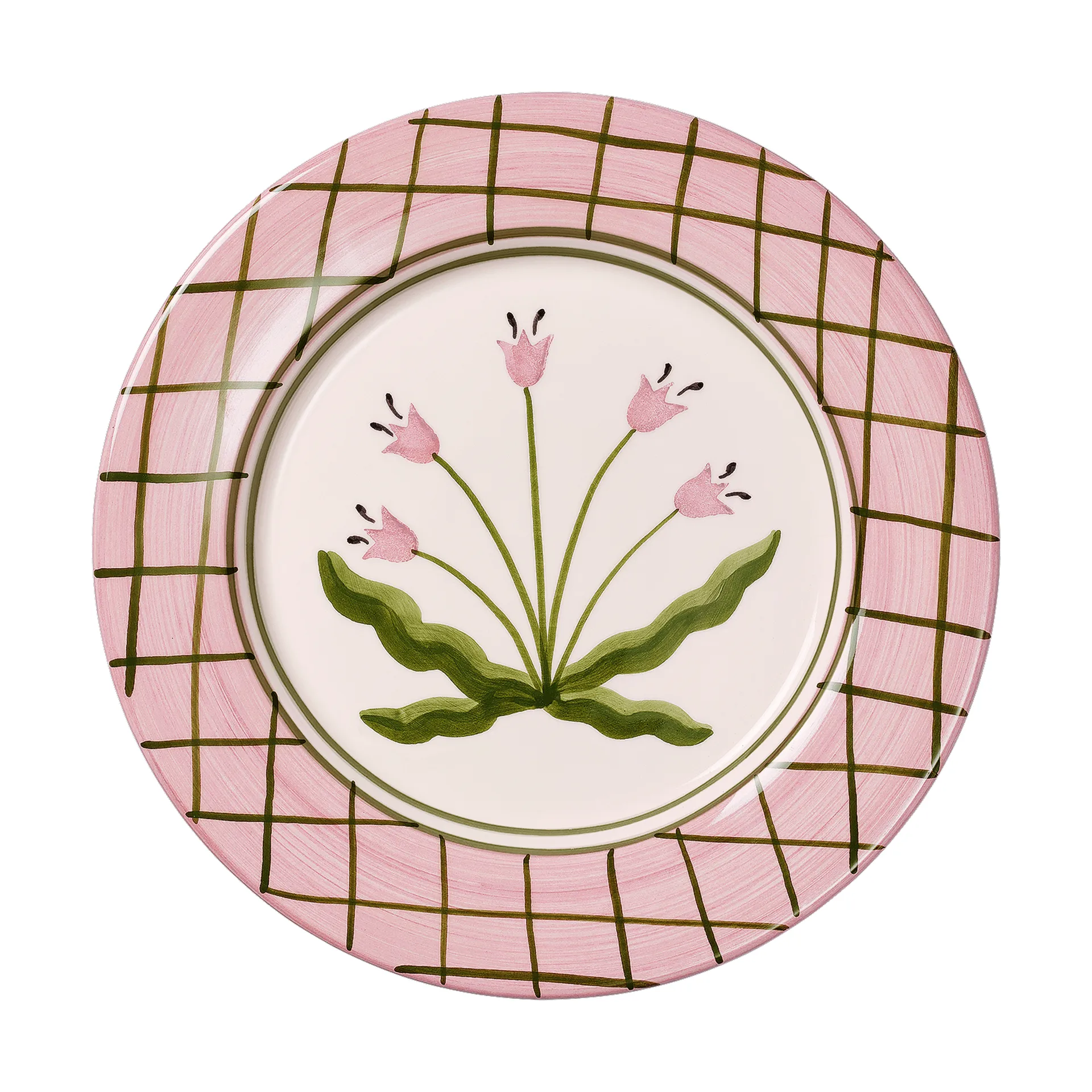 Madelen Möllard Tulip plate, Pink, 28 cm Pick a Poppy