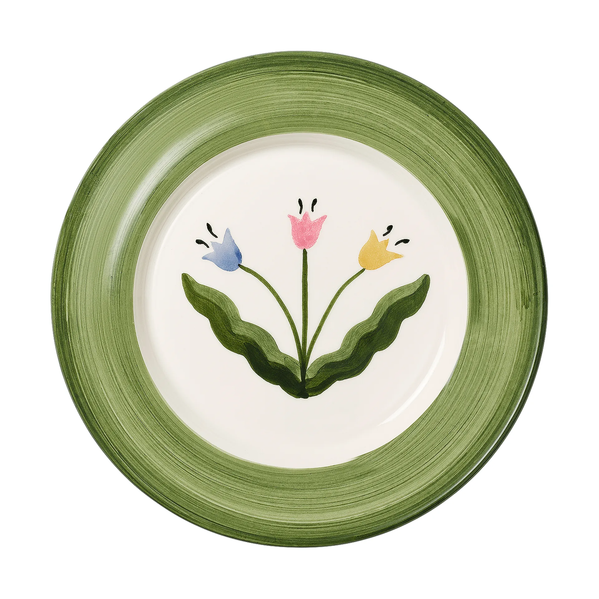 Madelen Möllard Tulip salad plate, Green, 22 cm Pick a Poppy