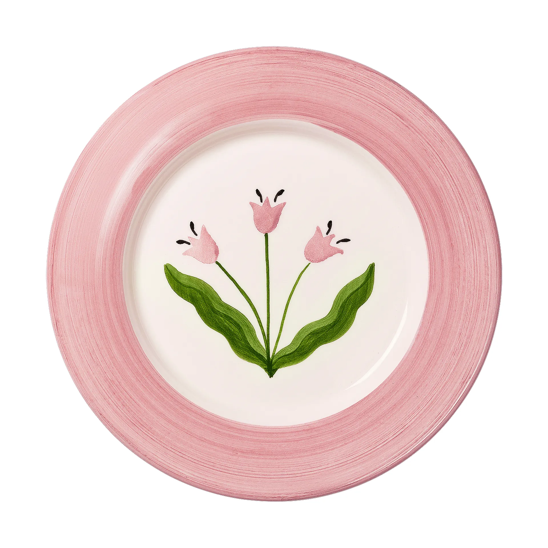 Madelen Möllard Tulip salad plate, Pink, 22 cm Pick a Poppy