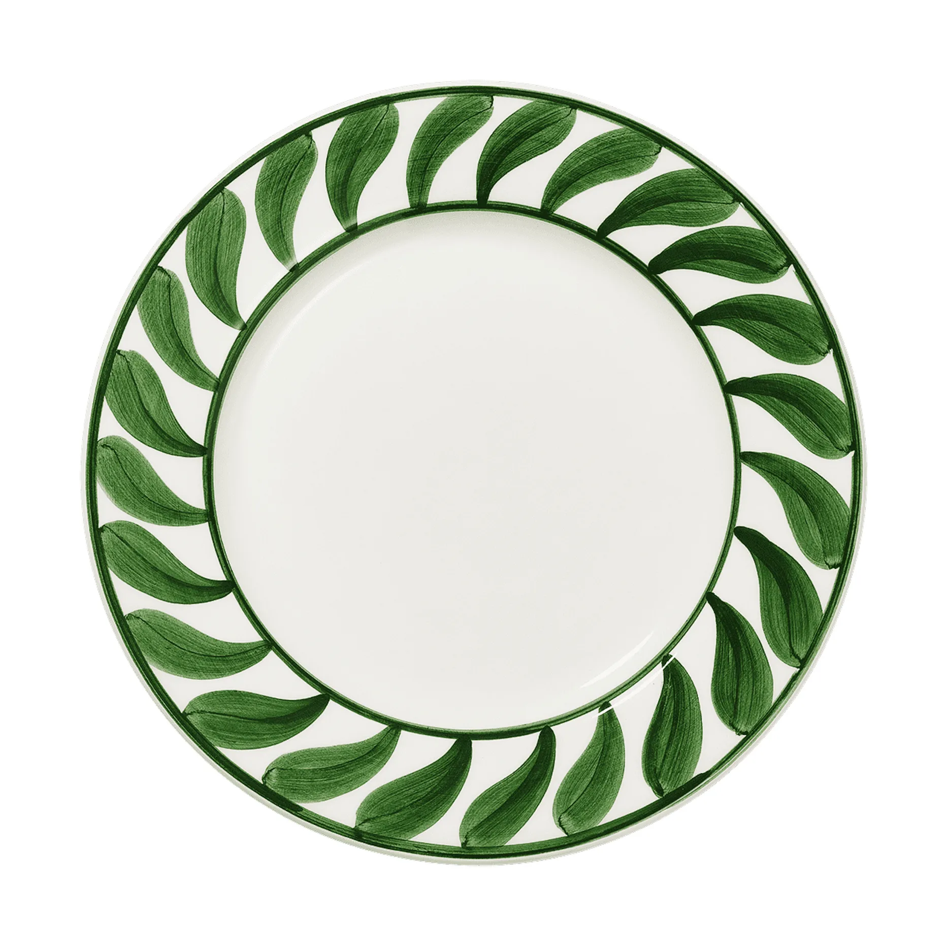 Swirl salad plate, Green, 22 cm Pick a Poppy