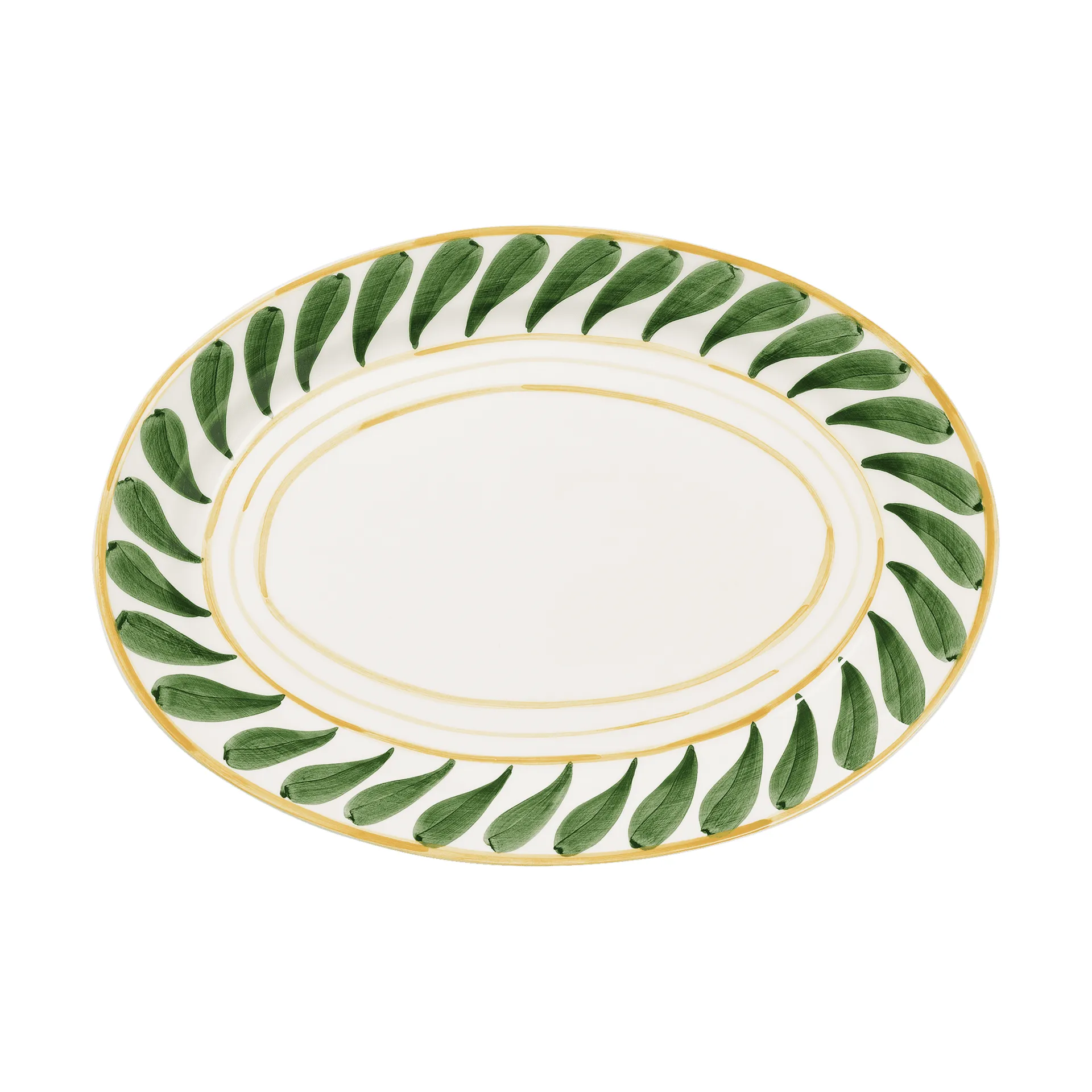 Swirl serving platter, Green, 32 cm Pick a Poppy