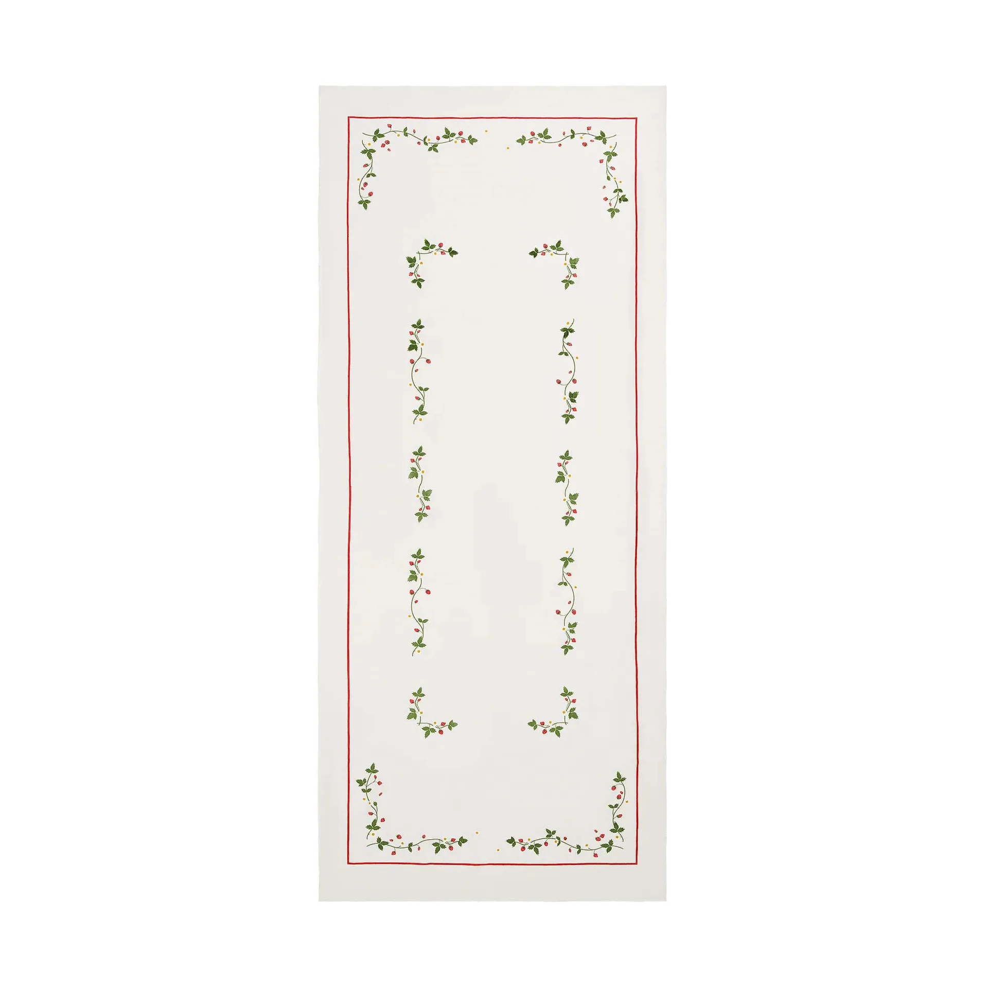 Wild Strawberry tablecloth, Red, 250x150 cm Pick a Poppy
