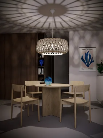 Pilke Signature pendant lamp Ø80 cm - birch - Pilke