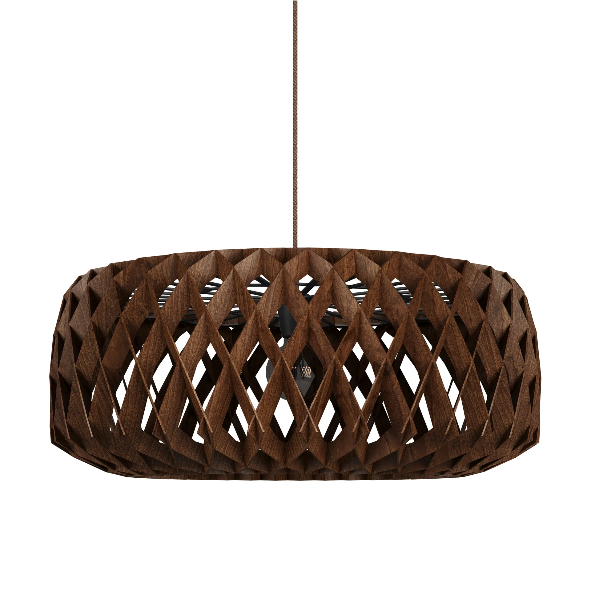 Pilke Signature pendant lamp Ø80 cm, Brown Pilke
