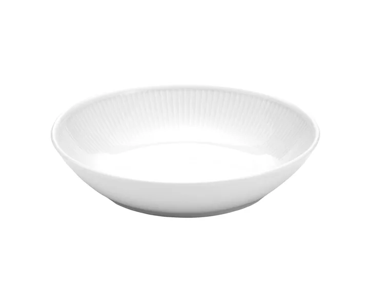 Pleated Salad/pasta plate 23 cm - White - Pillivuyt
