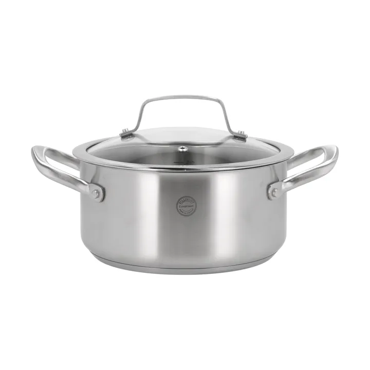 Roya pot with glass lid 3 l - Stainless steel - Pillivuyt