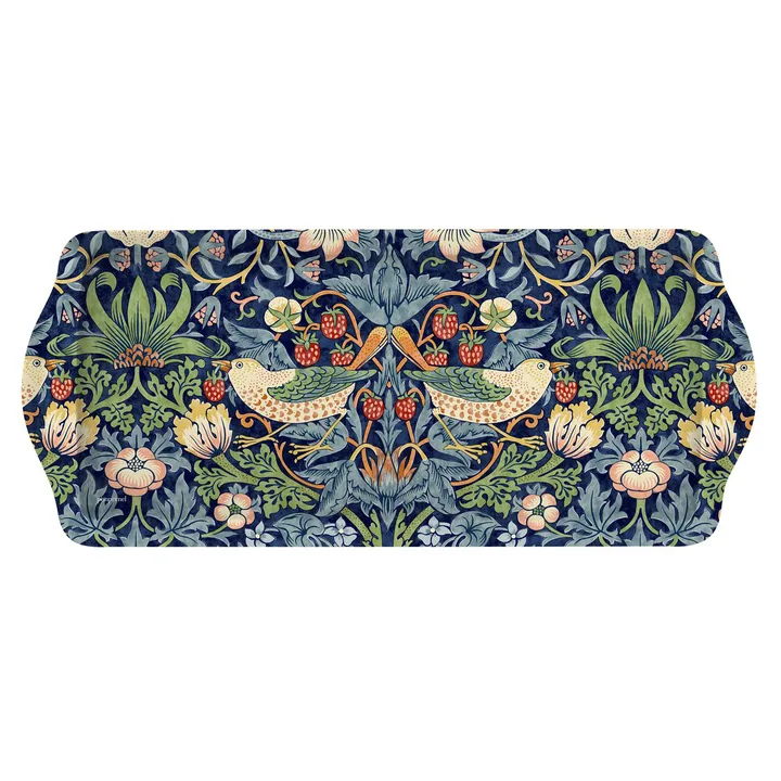 Strawberry Thief sandwich tray - Blue - Pimpernel