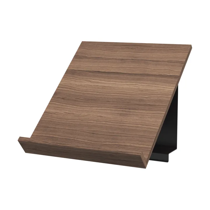 Pira G2 magazine shelf - Walnut-dark grey - Pira