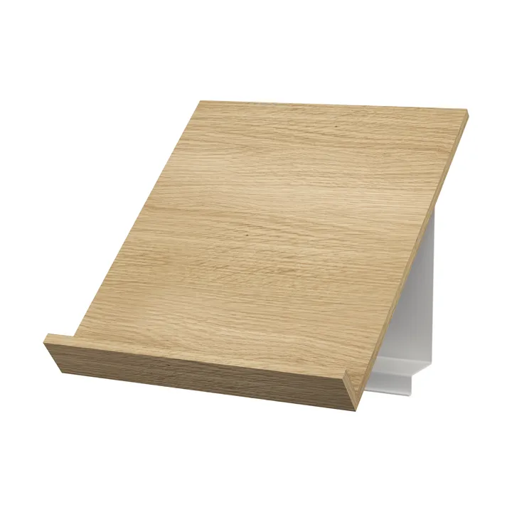 Pira G2 magazine shelf - White oak-white - Pira