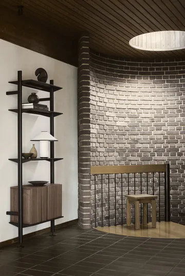 Pira G2 shelving system W B Black/Walnut - Pira