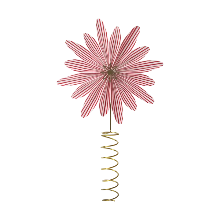 Candy cane tree topper - Red-white - Pluto Design