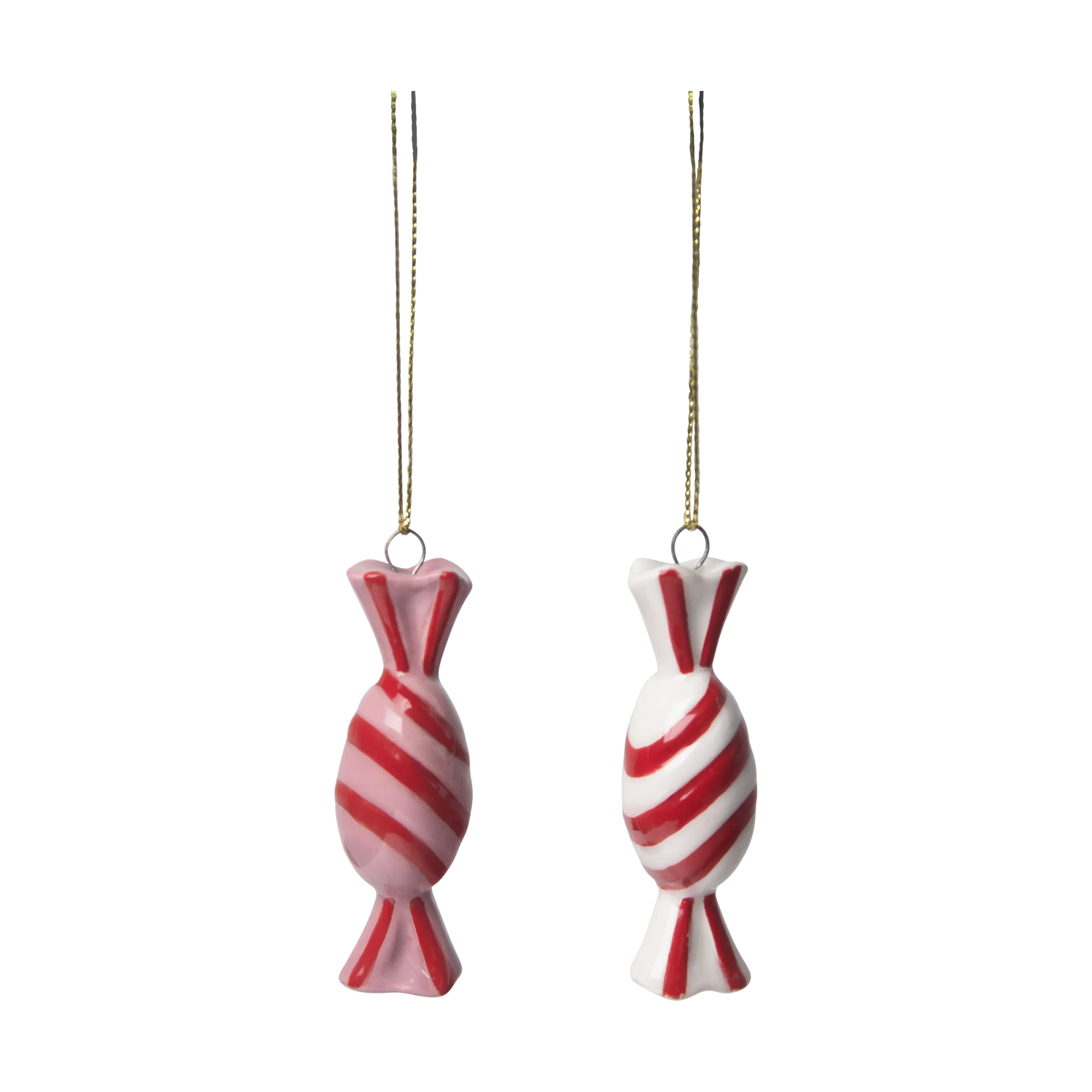 Candy decoration hang 2 parts, Red-white Pluto Design