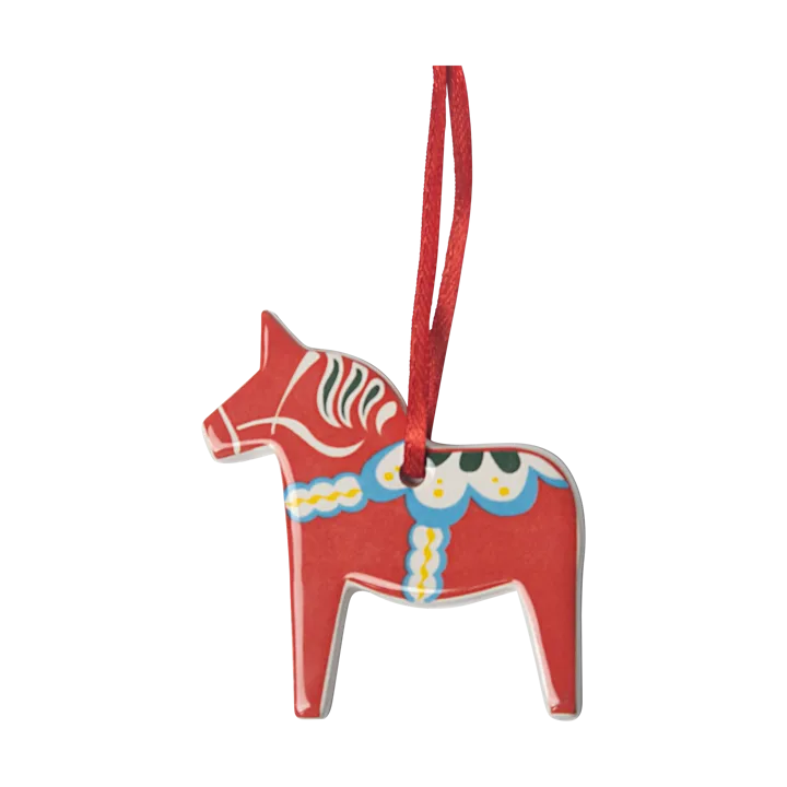 Dala horse decoration pendant - Red - Pluto Design