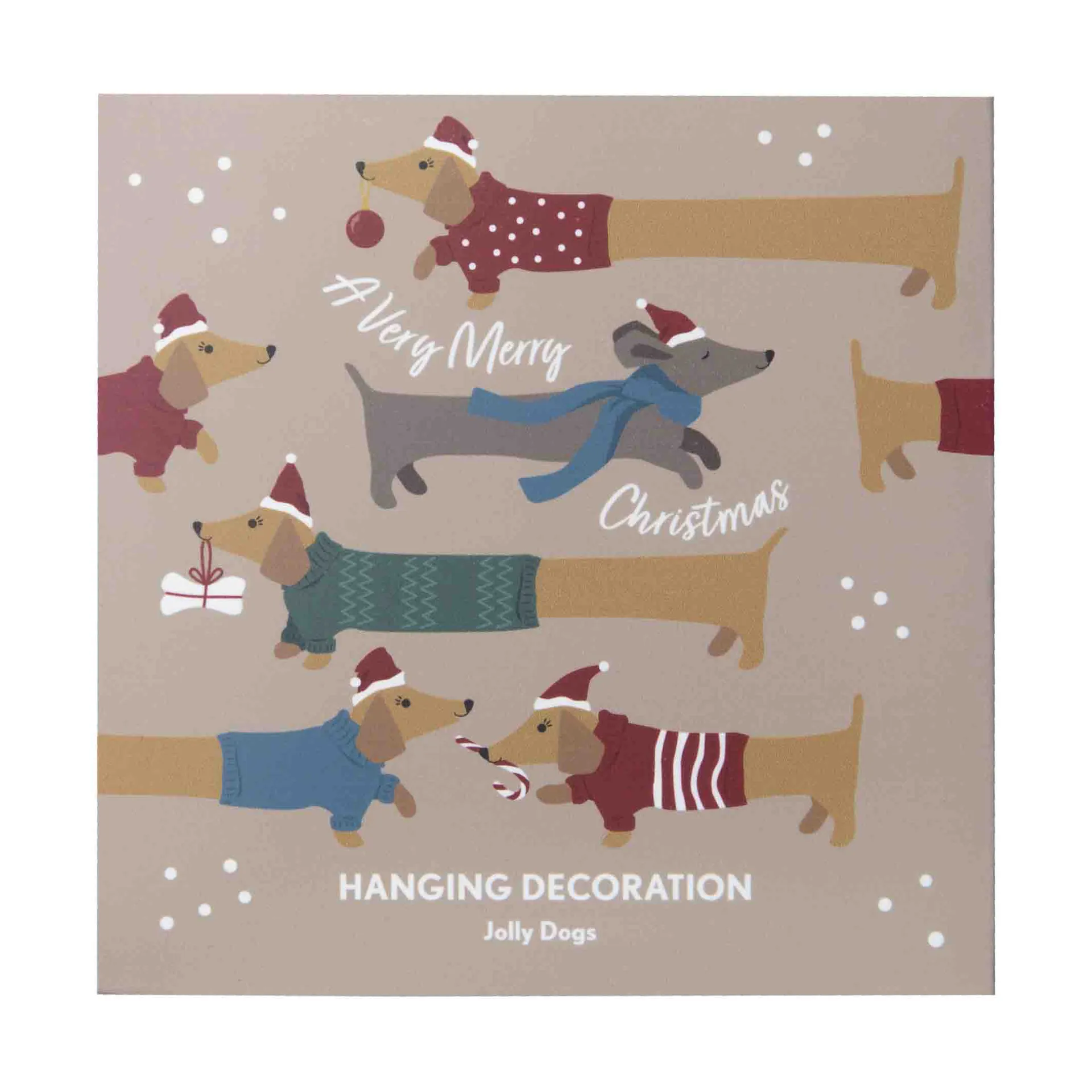 Jolly dog decoration hanger, Gold Pluto Design