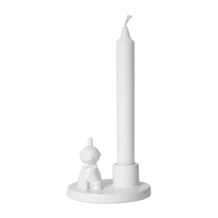 Lilla My candle holder ceramic - White - Pluto Design