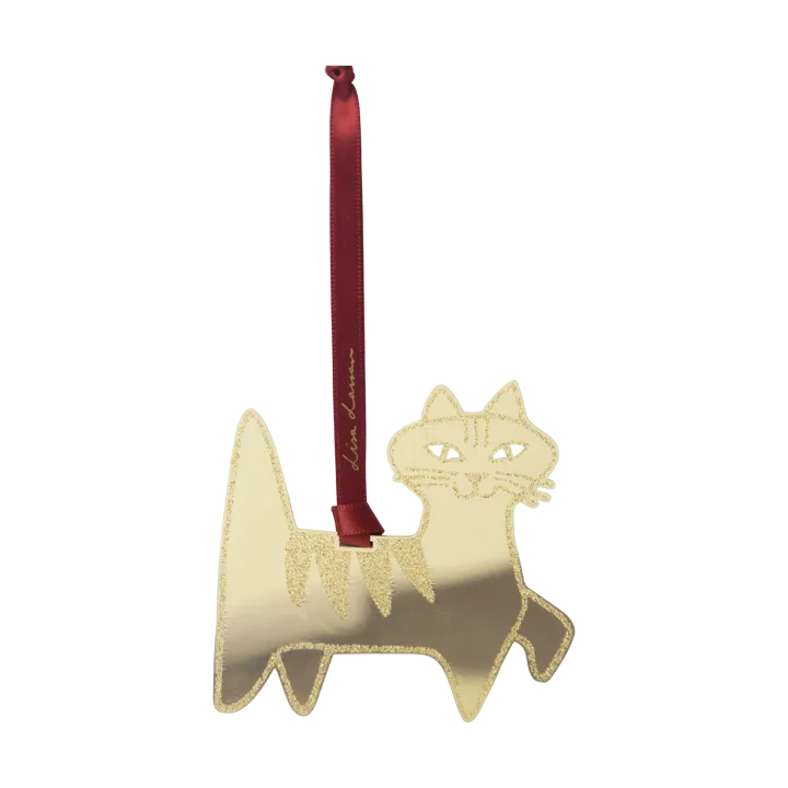 Lisa Larson Felix decorative pendant - Gold - Pluto Design