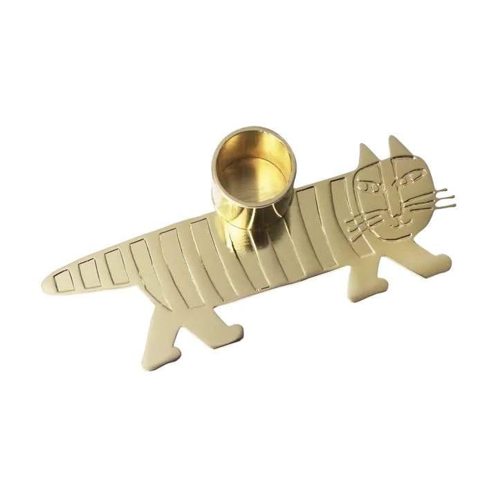 Lisa Larson Mikey candlestick - Gold - Pluto Design