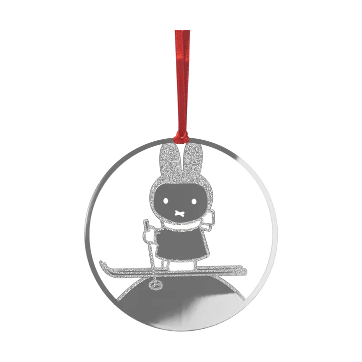 Miffy winter decoration hanger - Silver - Pluto Design