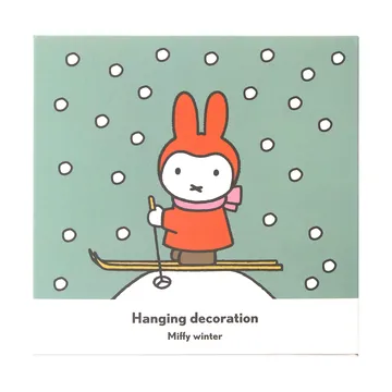 Miffy winter decoration hanger - Silver - Pluto Design