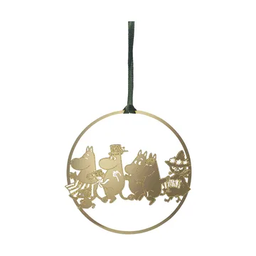 Moomin family decoration hanging ornament - Gold - Pluto Design