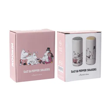 Moomin love salt & pepper shaker - White-multi - Pluto Design