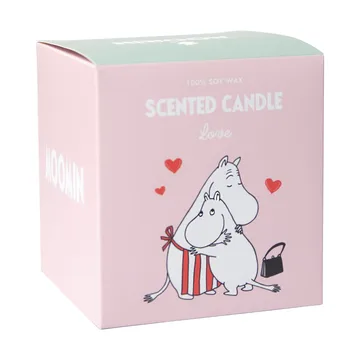 Mumin scented candle 40 h - Moomin Love - Pluto Design