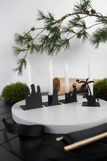 Nativity Scene candleholder metal - Small - Pluto Design