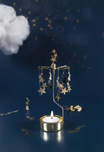 Night sky Angel Chimes - Gold - Pluto Design