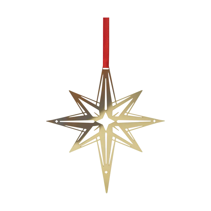 Northern Star L Christmas ornament - Gold - Pluto Design