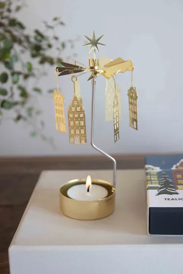 Old city angel chime - Gold - Pluto Design
