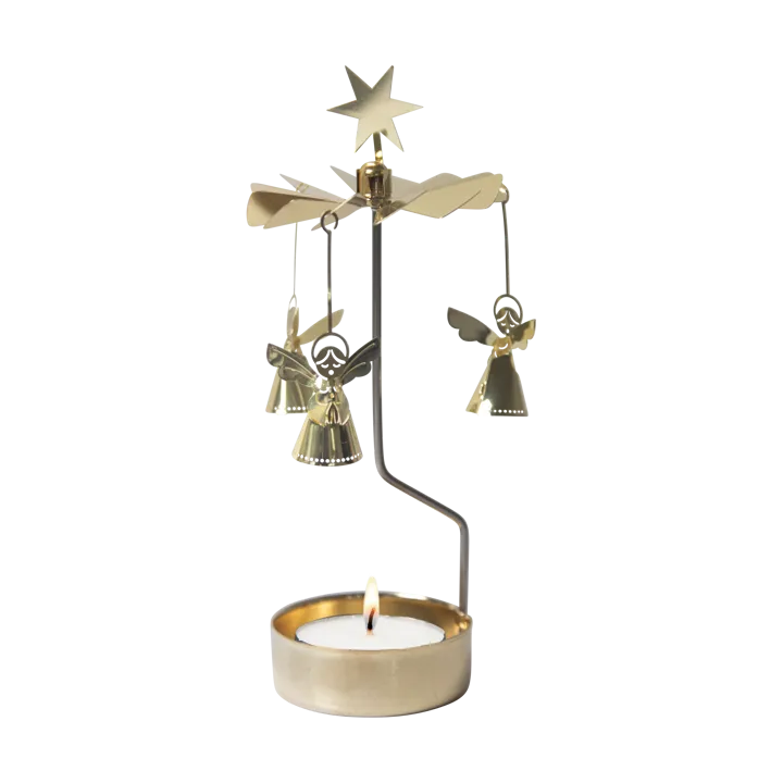 Singing angel 3D angel chime - Gold - Pluto Design