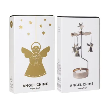 Singing angel 3D angel chime - Gold - Pluto Design