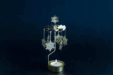 Snöstar Rotary candle holder - Gold - Pluto Design