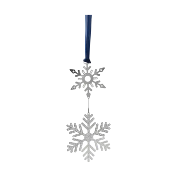 Snow Christmas ornament - Silver - Pluto Design