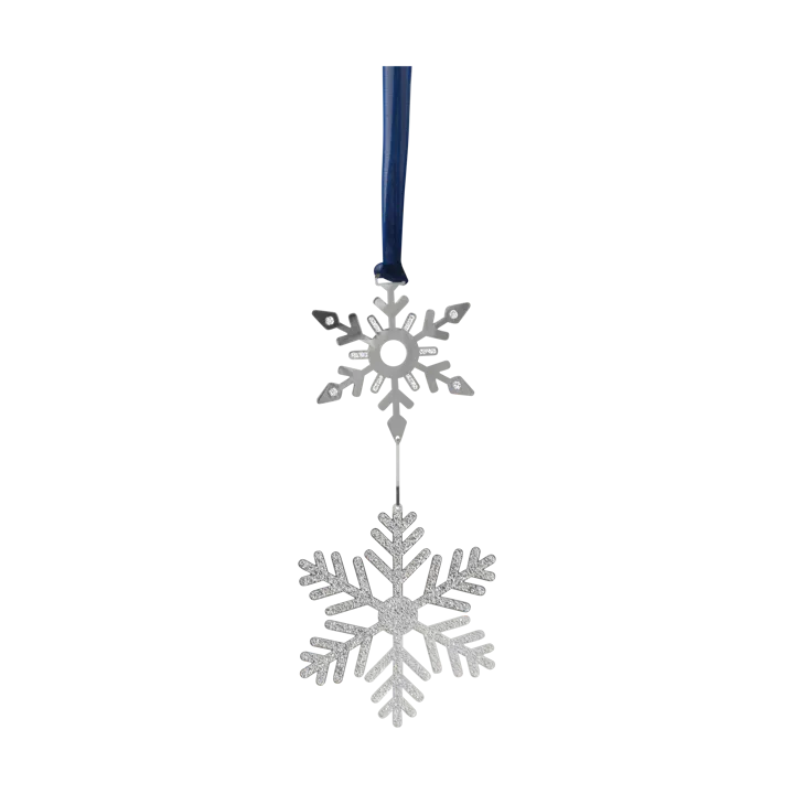 Snow Christmas ornament - Silver - Pluto Design