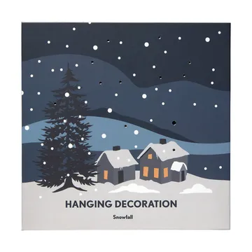 Snow fall Christmas decoration - Silver - Pluto Design