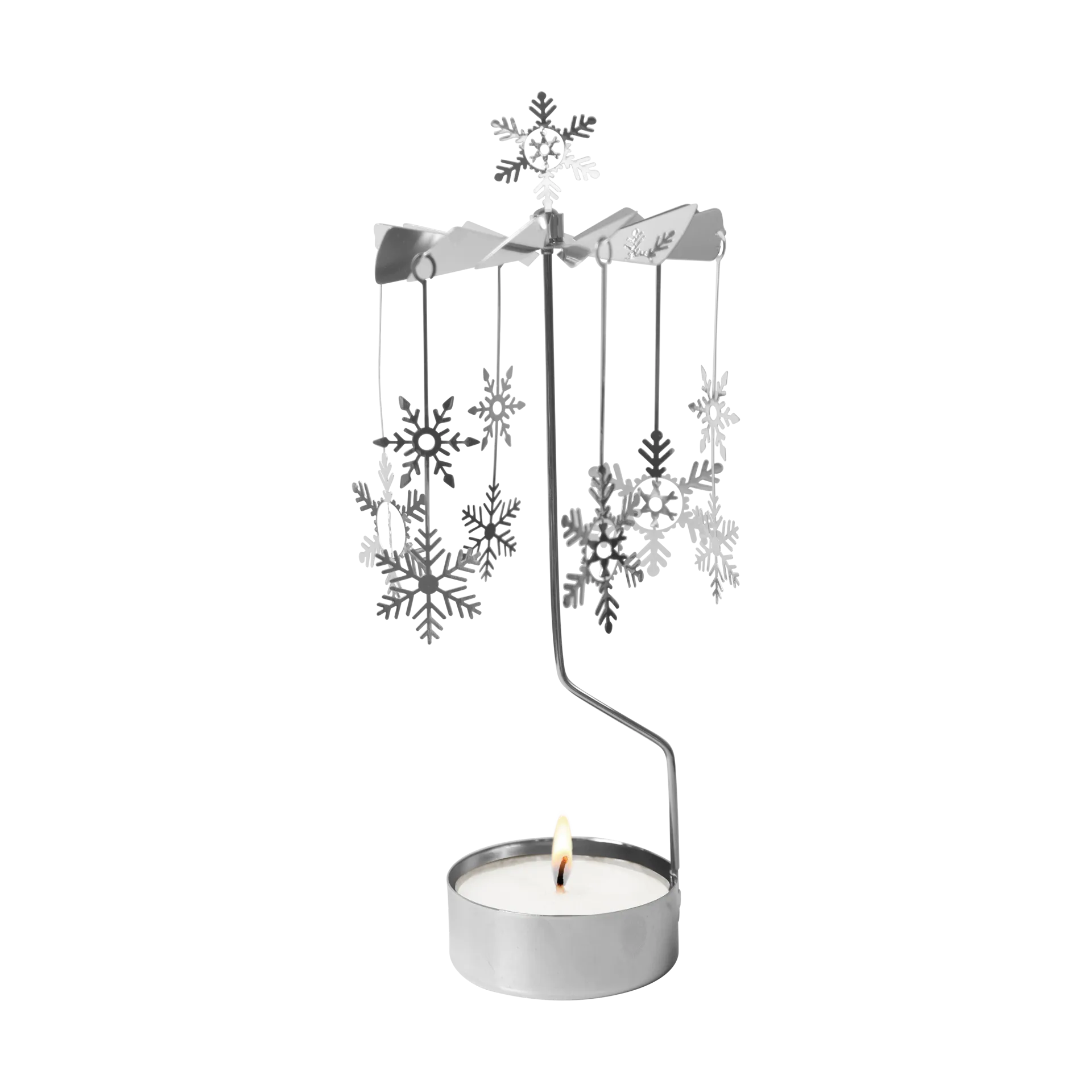 Snowfall angel chimes XL, Silver Pluto Design