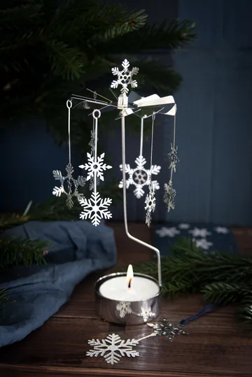 Snowfall angel chimes XL - Silver - Pluto Design