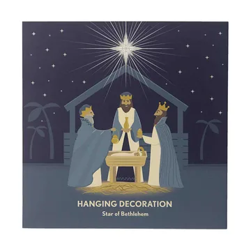 Star of Bethlehem hanging decoration - Gold - Pluto Design