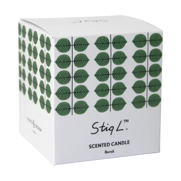 Stig L Berså scented candle - Frosted glass-gold - Pluto Design