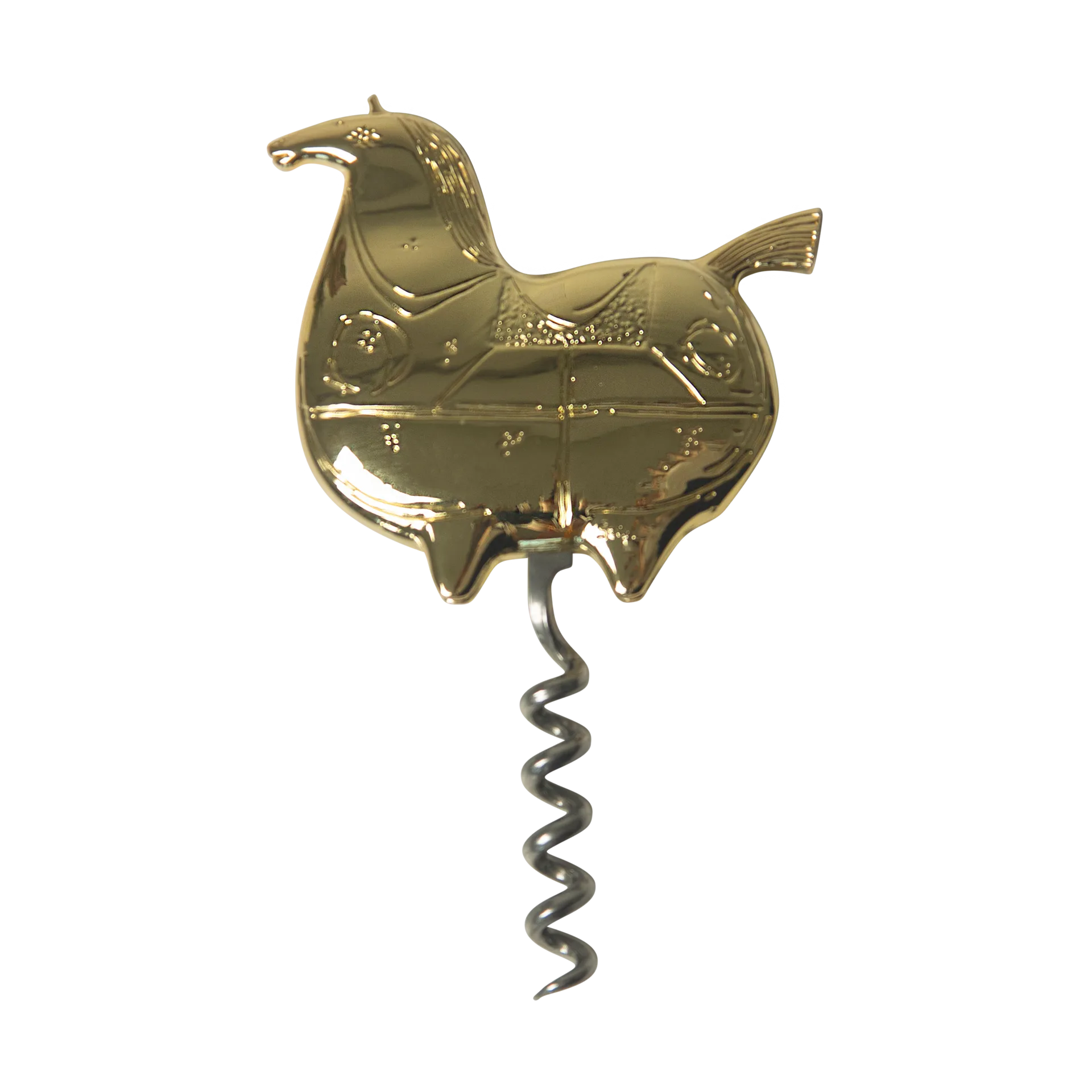 Stig L Springare corkscrew, Gold Pluto Design