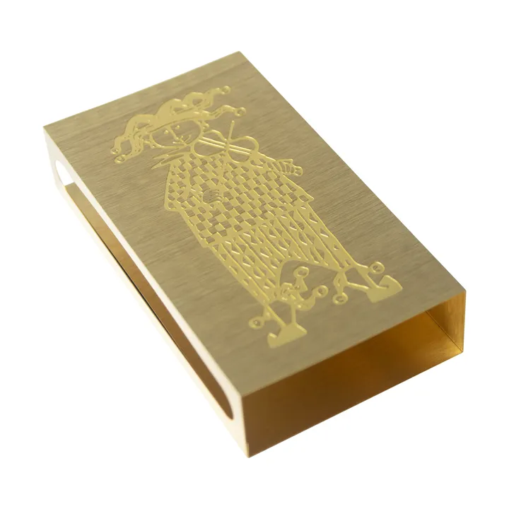 Stig Lindberg Karneval matchbox holder - Gold - Pluto Design