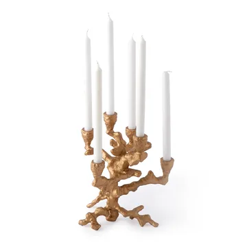 Apple tree candlestick S 32.5 cm - Gold - POLSPOTTEN
