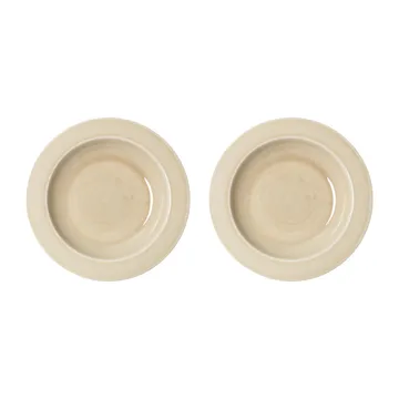 Daga deep plate Ø23.5 cm 2-pack - Oat - PotteryJo